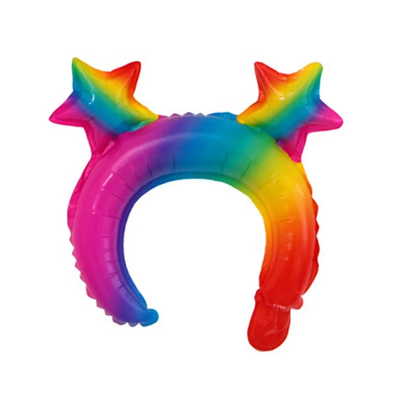 20pcs Cute Animal Tiara Headband Balloon Frog Panda Fox Tiger Cat Baby Shower Kids Toy Happy Birthday Wedding Party Decoration