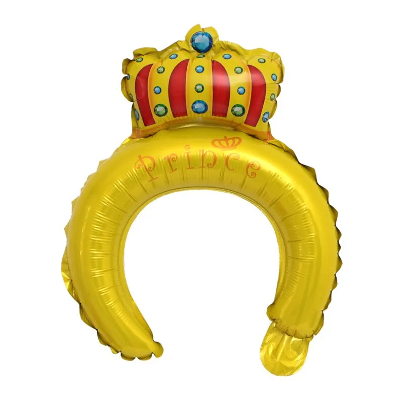 20pcs Cute Animal Tiara Headband Balloon Frog Panda Fox Tiger Cat Baby Shower Kids Toy Happy Birthday Wedding Party Decoration