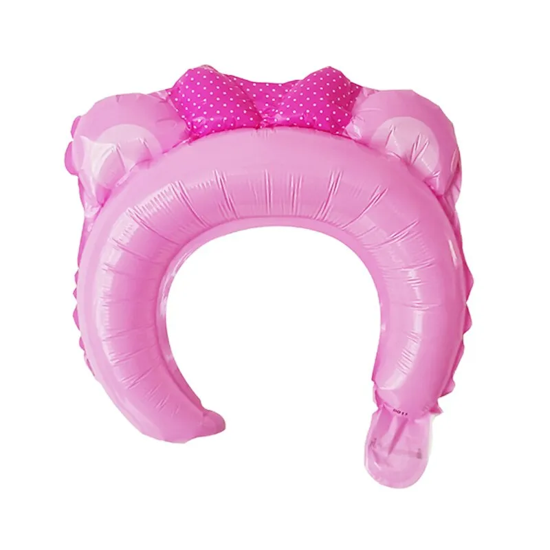 20pcs Cute Animal Tiara Headband Balloon Frog Panda Fox Tiger Cat Baby Shower Kids Toy Happy Birthday Wedding Party Decoration