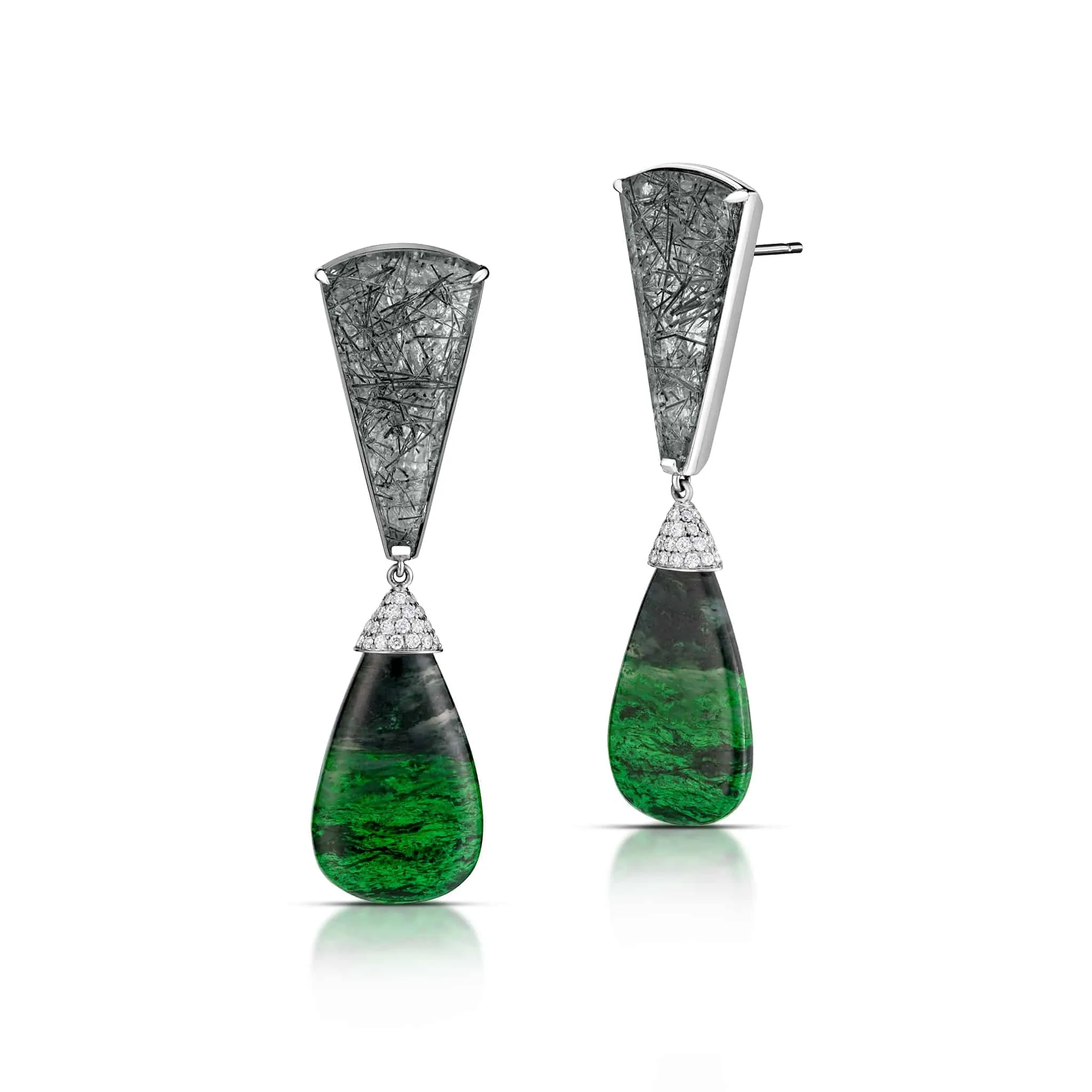 31.65 Carat Maw Sit Sit Drop Earrings