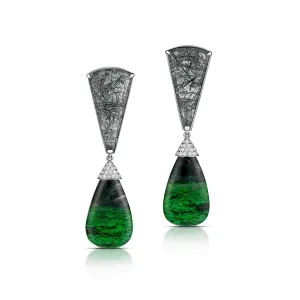 31.65 Carat Maw Sit Sit Drop Earrings