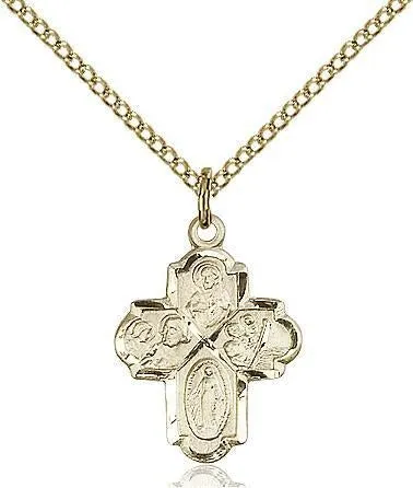 4-Way Gold Filled Pendant