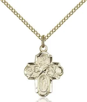 4-Way Gold Filled Pendant