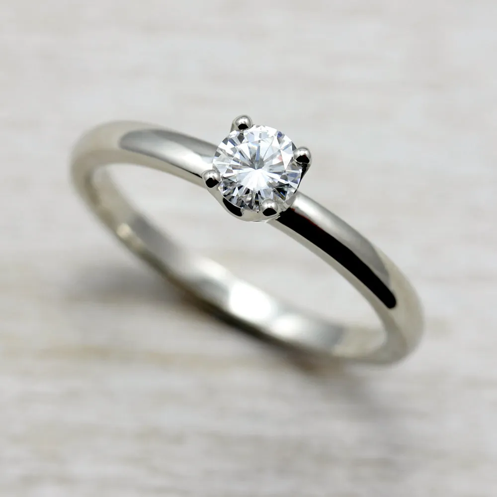 4mm Crown Solitaire •