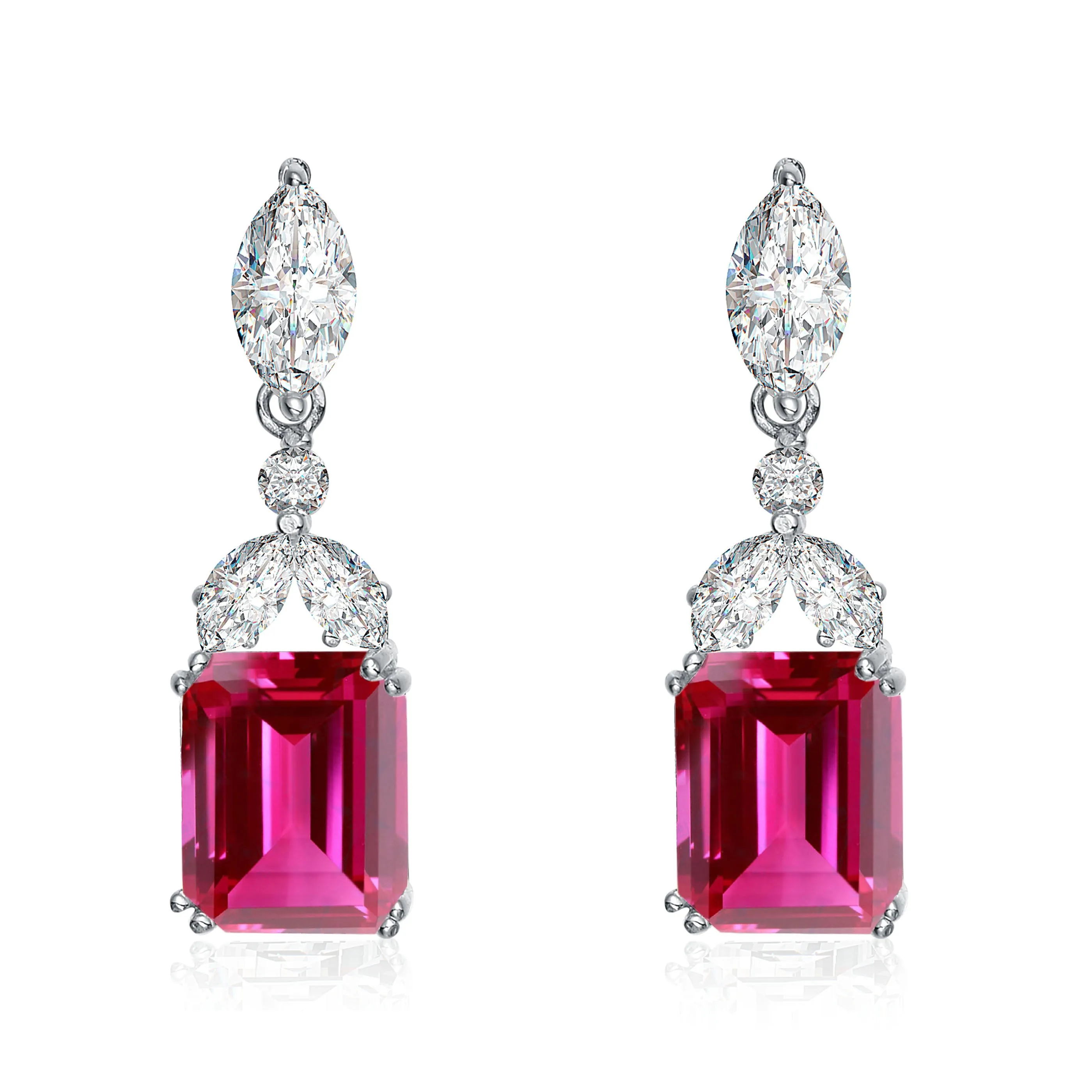 Antoinette Rectangular Drop Earrings