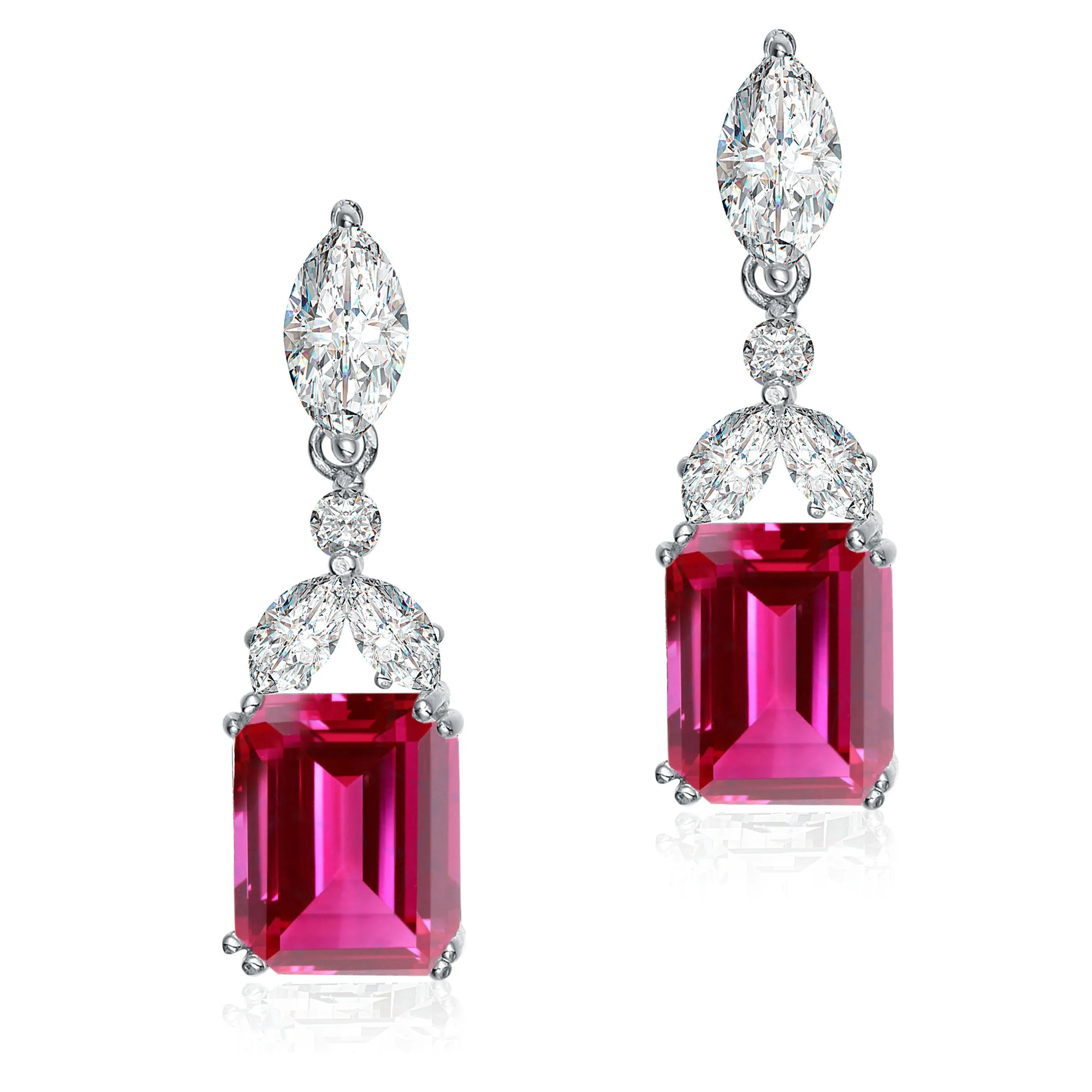 Antoinette Rectangular Drop Earrings