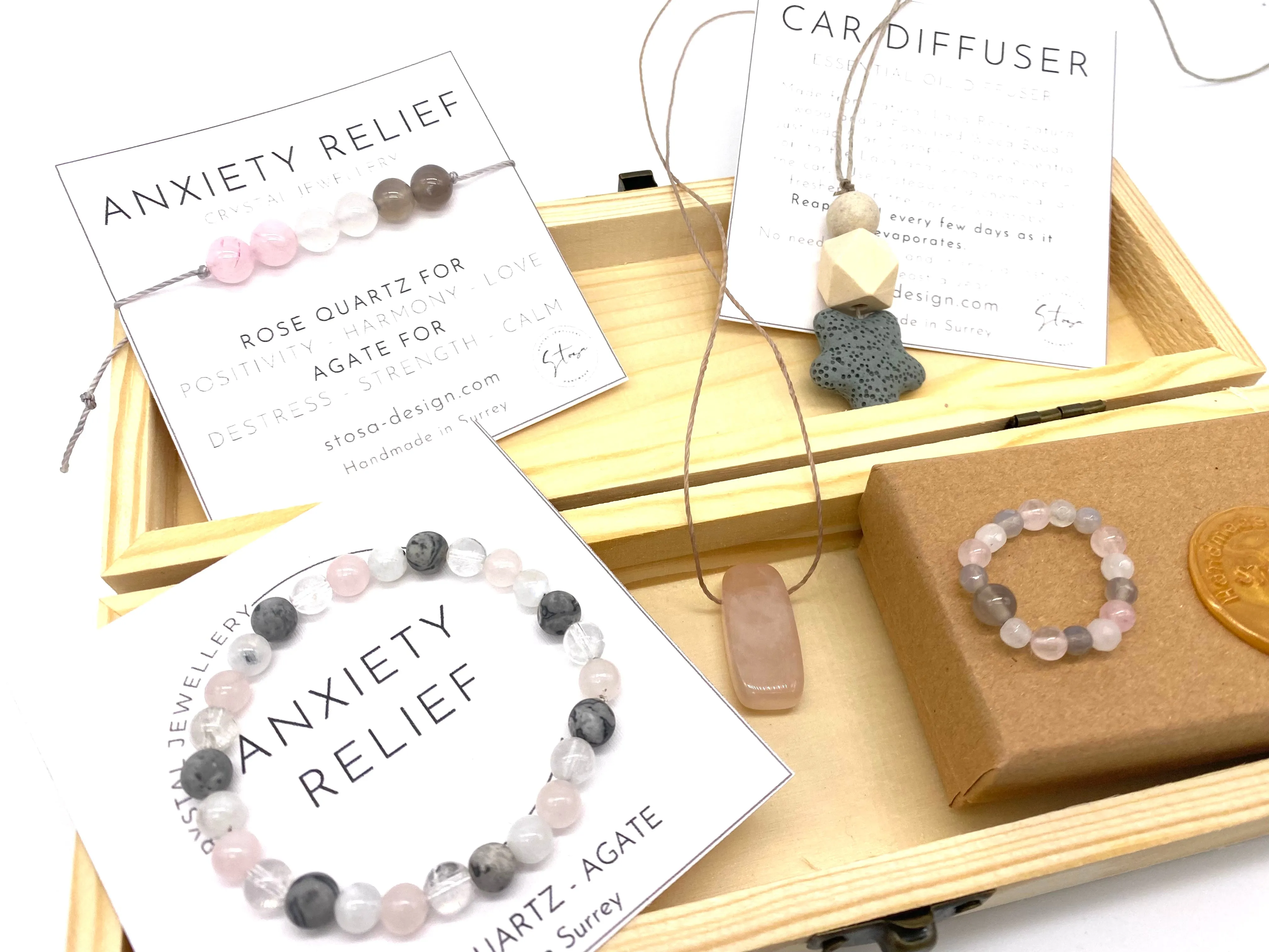 Anxiety Relief Crystal Gift Box