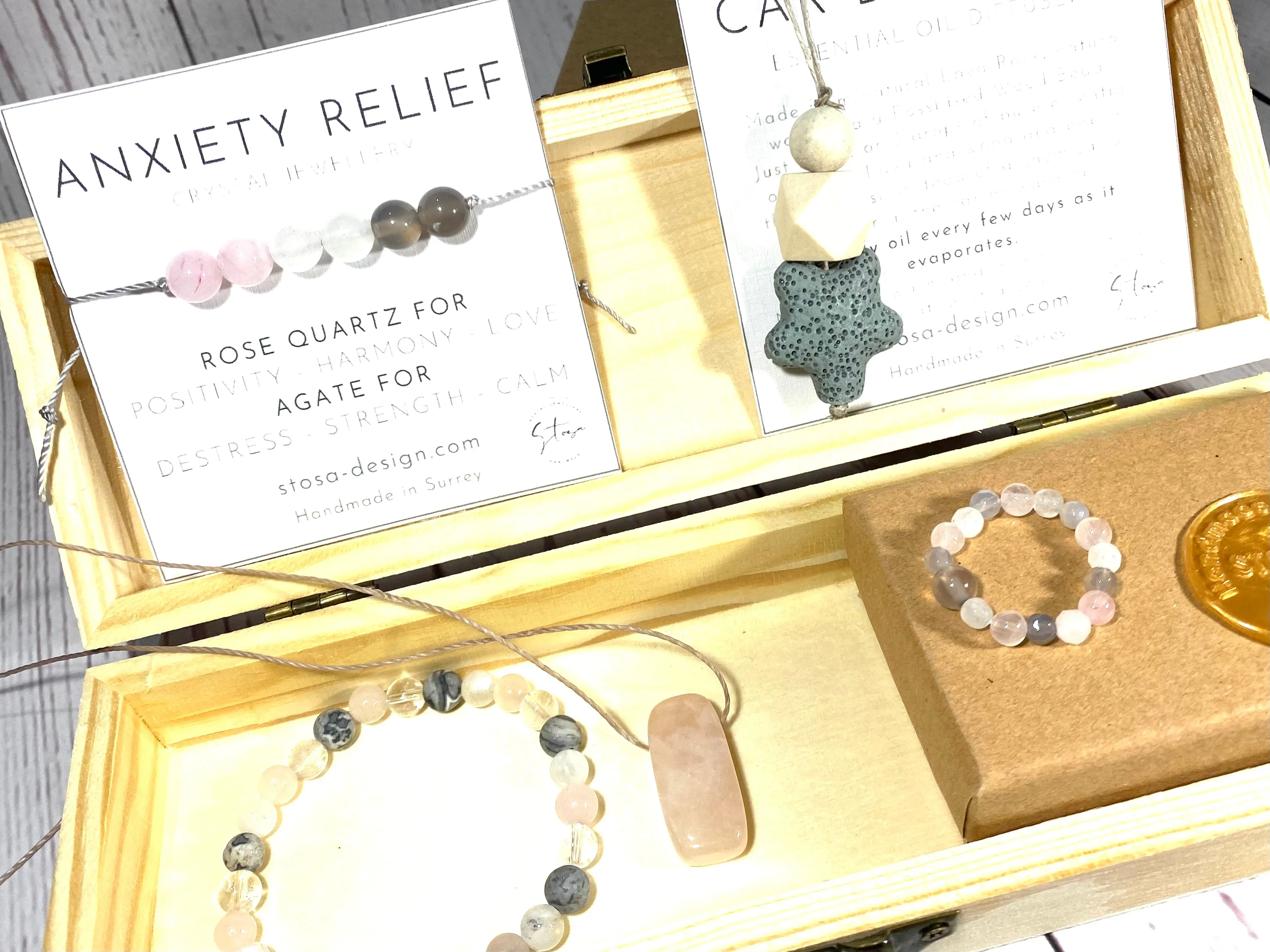 Anxiety Relief Crystal Gift Box