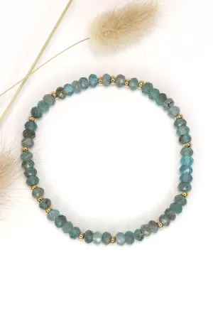 Apatite & Gold Bracelet