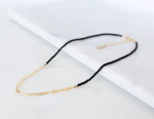 Beaded choker