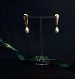 Block Bauer Pearl Earrings