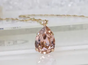 BLUSH MORGANITE NECKLACE