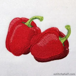 Brilliant Red Bell Peppers