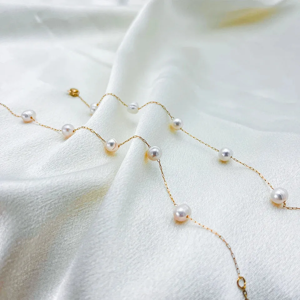Chain Pearl Bracelet