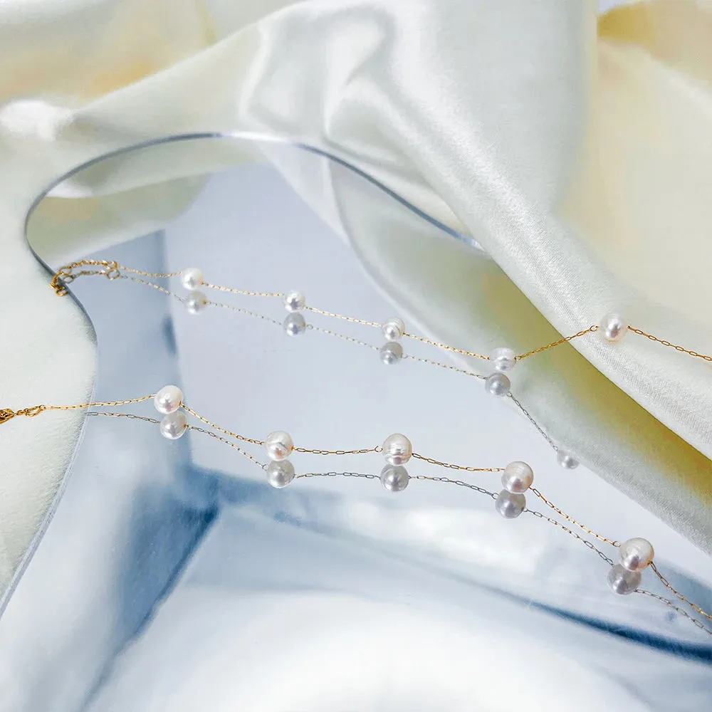 Chain Pearl Bracelet