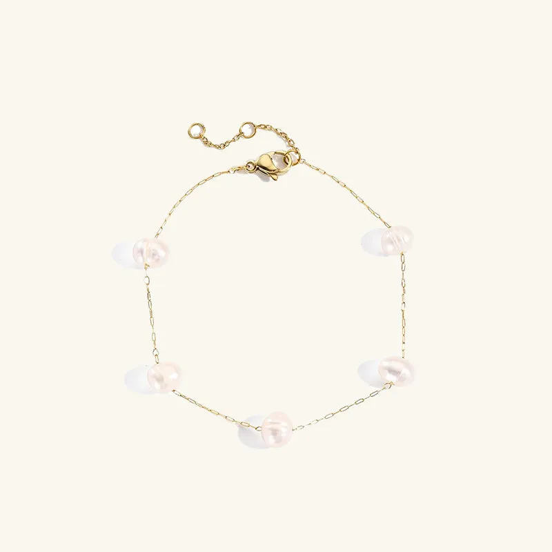 Chain Pearl Bracelet