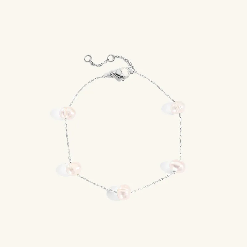 Chain Pearl Bracelet