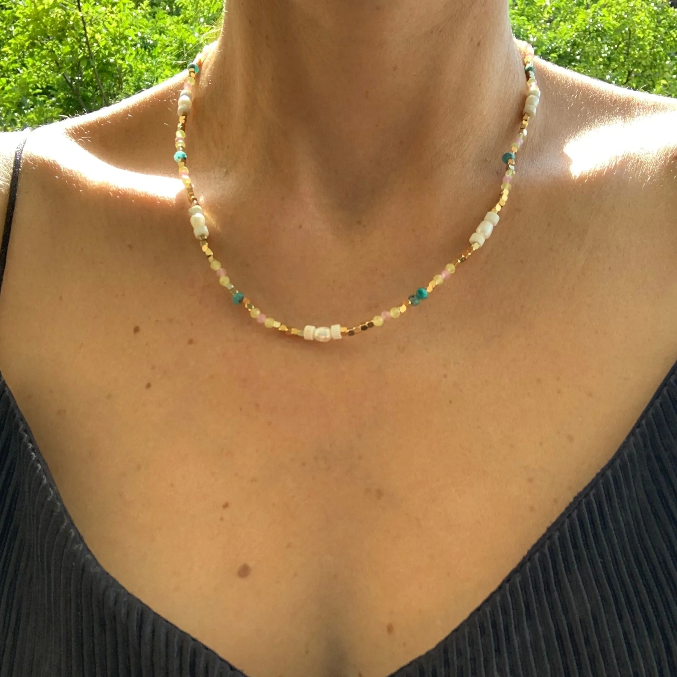 CIRCUS ACT BEADED NECKLACE