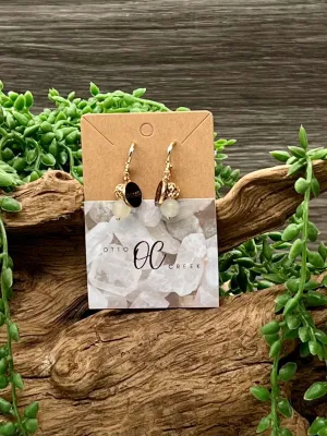 Clear Quartz Pisces Earings