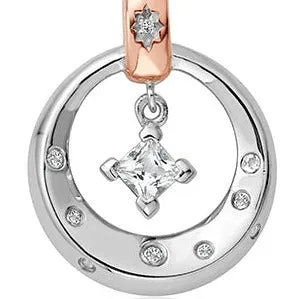 Clogau Stars of the Llyn Peninsula Sparkle White Topaz Drop Earrings - 3SAYN0262