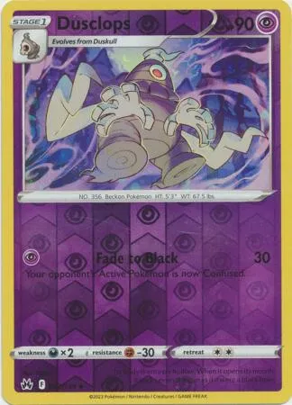 [Collector Troves] Pokemon Sword & Shield Crown Zenith Dusclops Card