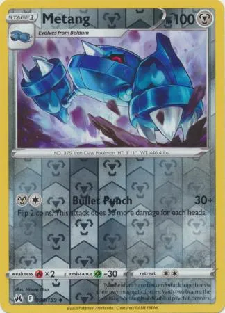 [Collector Troves] Pokemon Sword & Shield Crown Zenith Metang Card