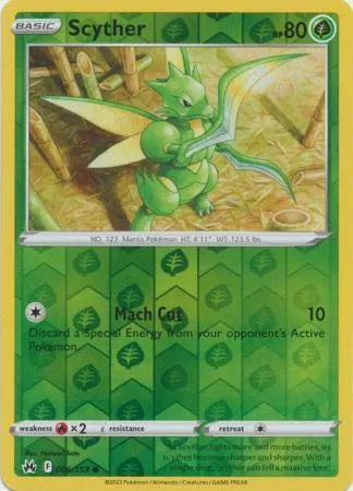 [Collector Troves] Pokemon Sword & Shield Crown Zenith Scyther Card