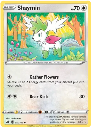 [Collector Troves] Pokemon Sword & Shield Crown Zenith Shaymin Card