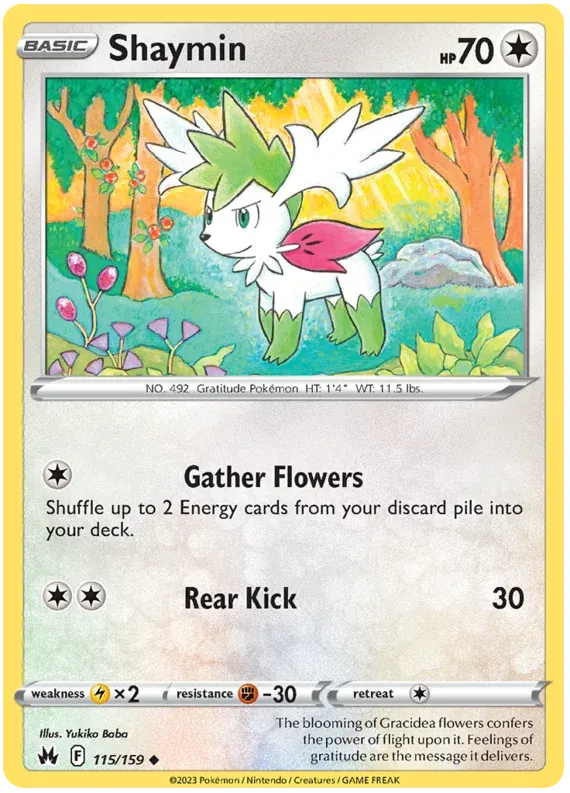 [Collector Troves] Pokemon Sword & Shield Crown Zenith Shaymin Card