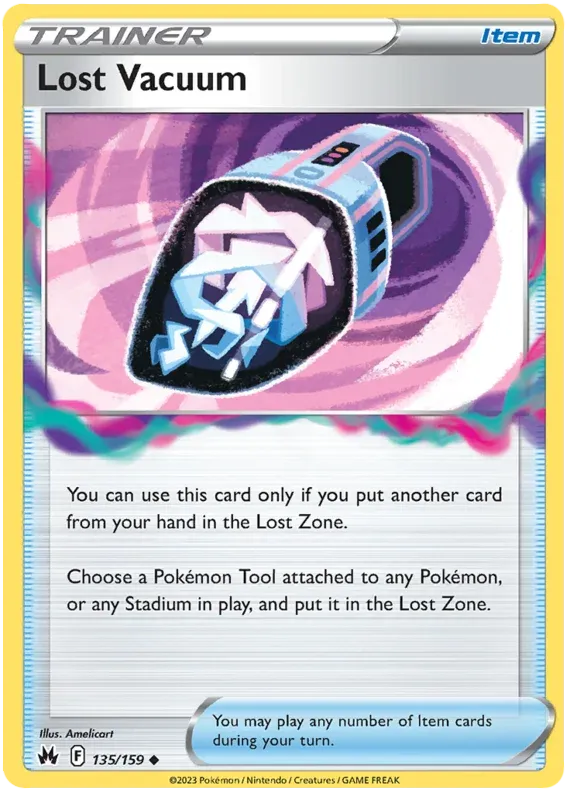 [Collector Troves] Pokemon Sword & Shield Crown Zenith Trainer Lost Vacuum Card
