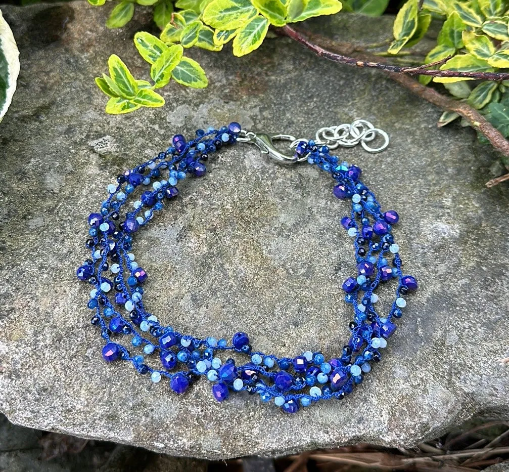 Crocheted choker necklace/ bracelet