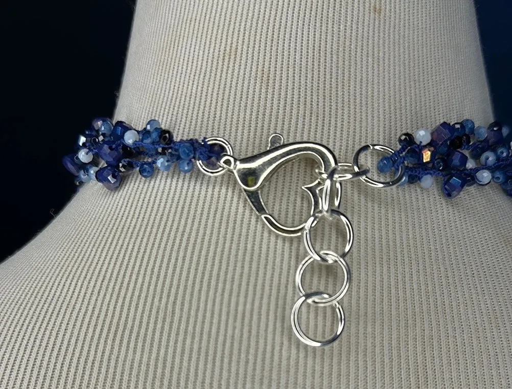 Crocheted choker necklace/ bracelet
