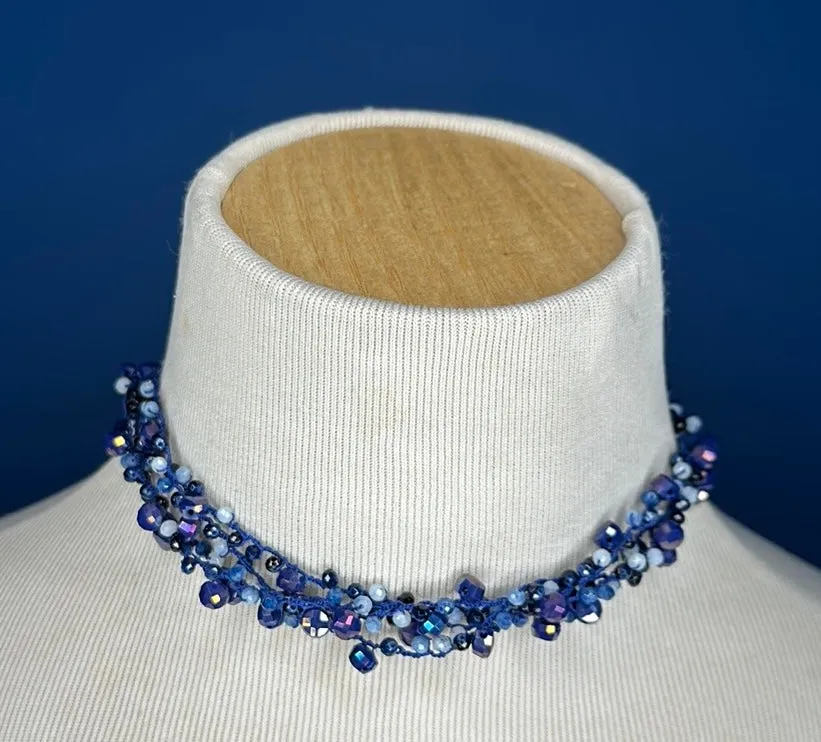 Crocheted choker necklace/ bracelet