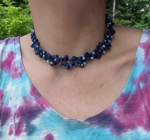 Crocheted choker necklace/ bracelet