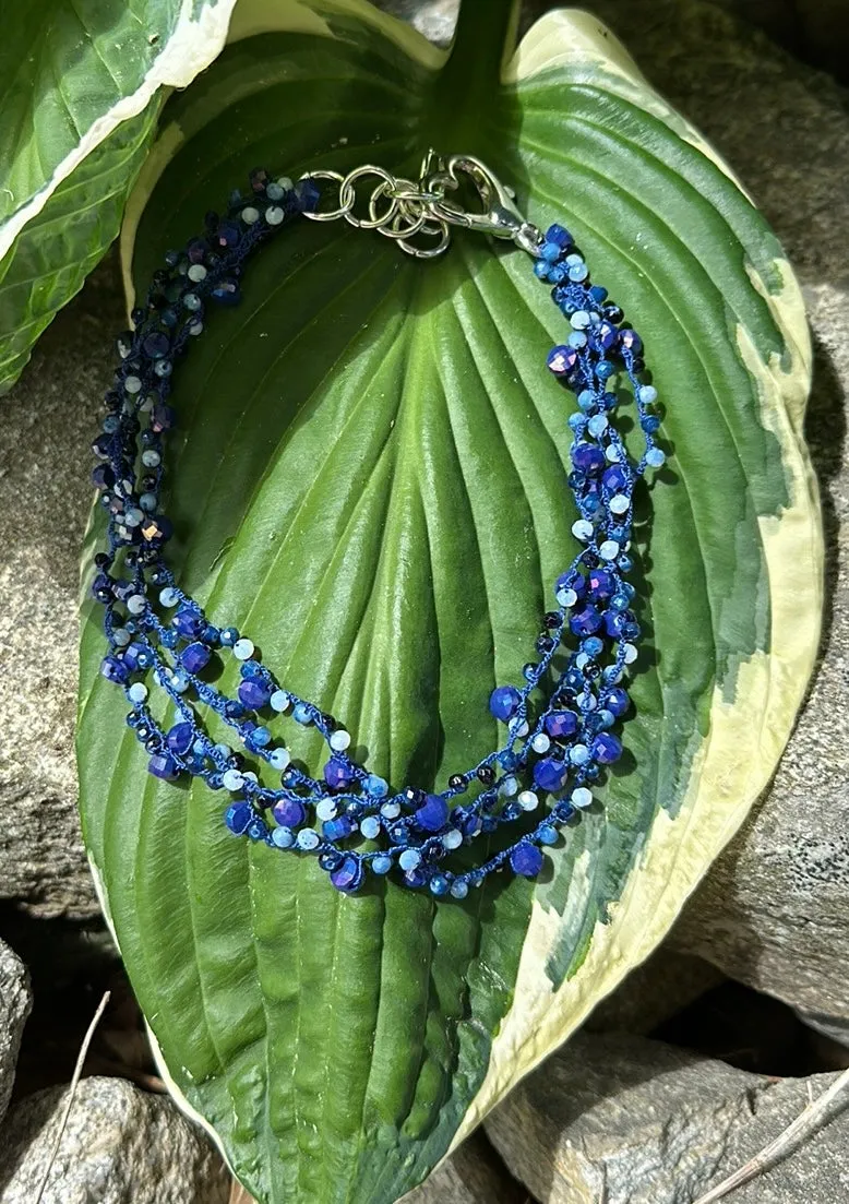 Crocheted choker necklace/ bracelet