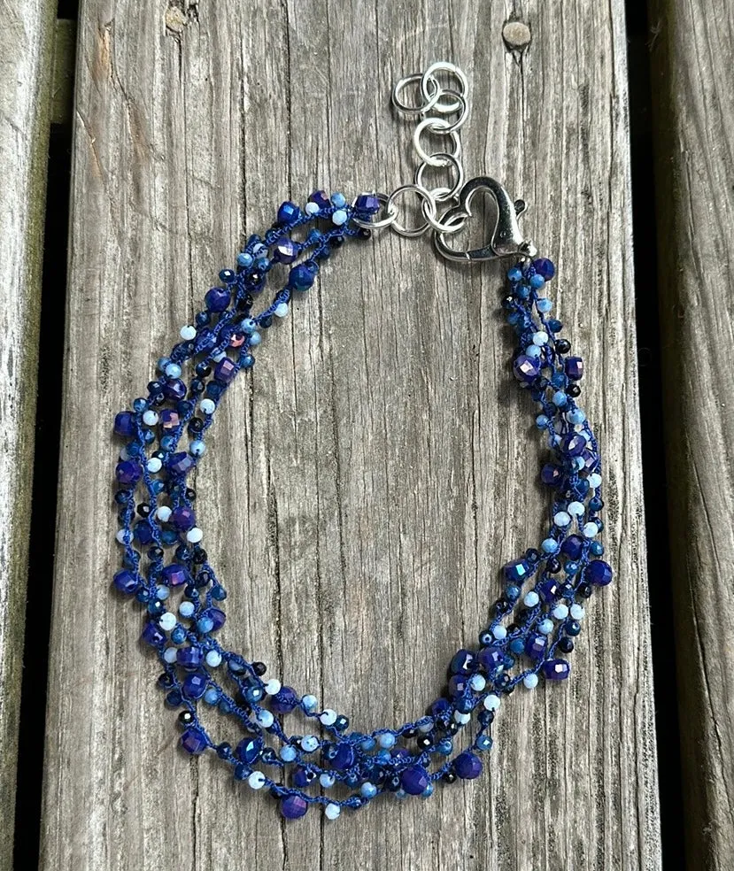 Crocheted choker necklace/ bracelet