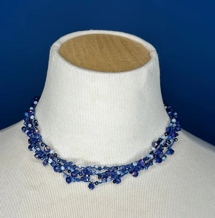 Crocheted choker necklace/ bracelet
