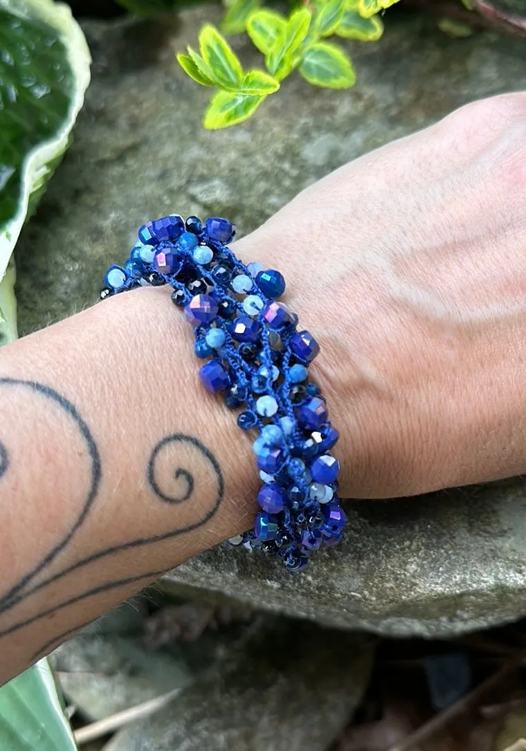 Crocheted choker necklace/ bracelet