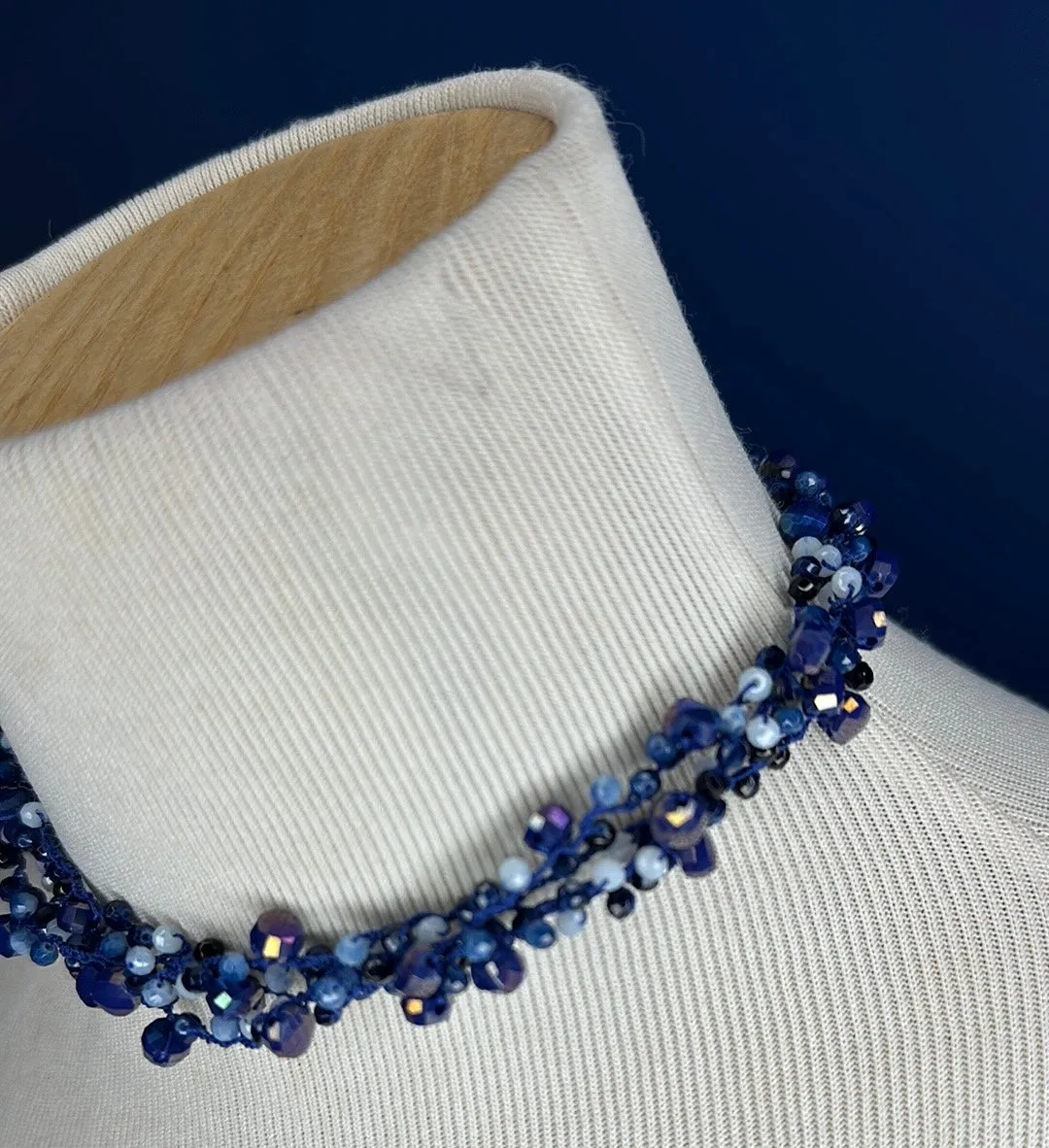 Crocheted choker necklace/ bracelet