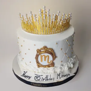 Crown Beaded Cake