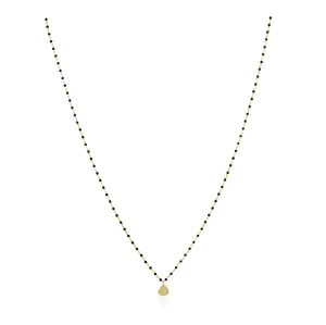 Elsa Mini Heart Necklace - Black