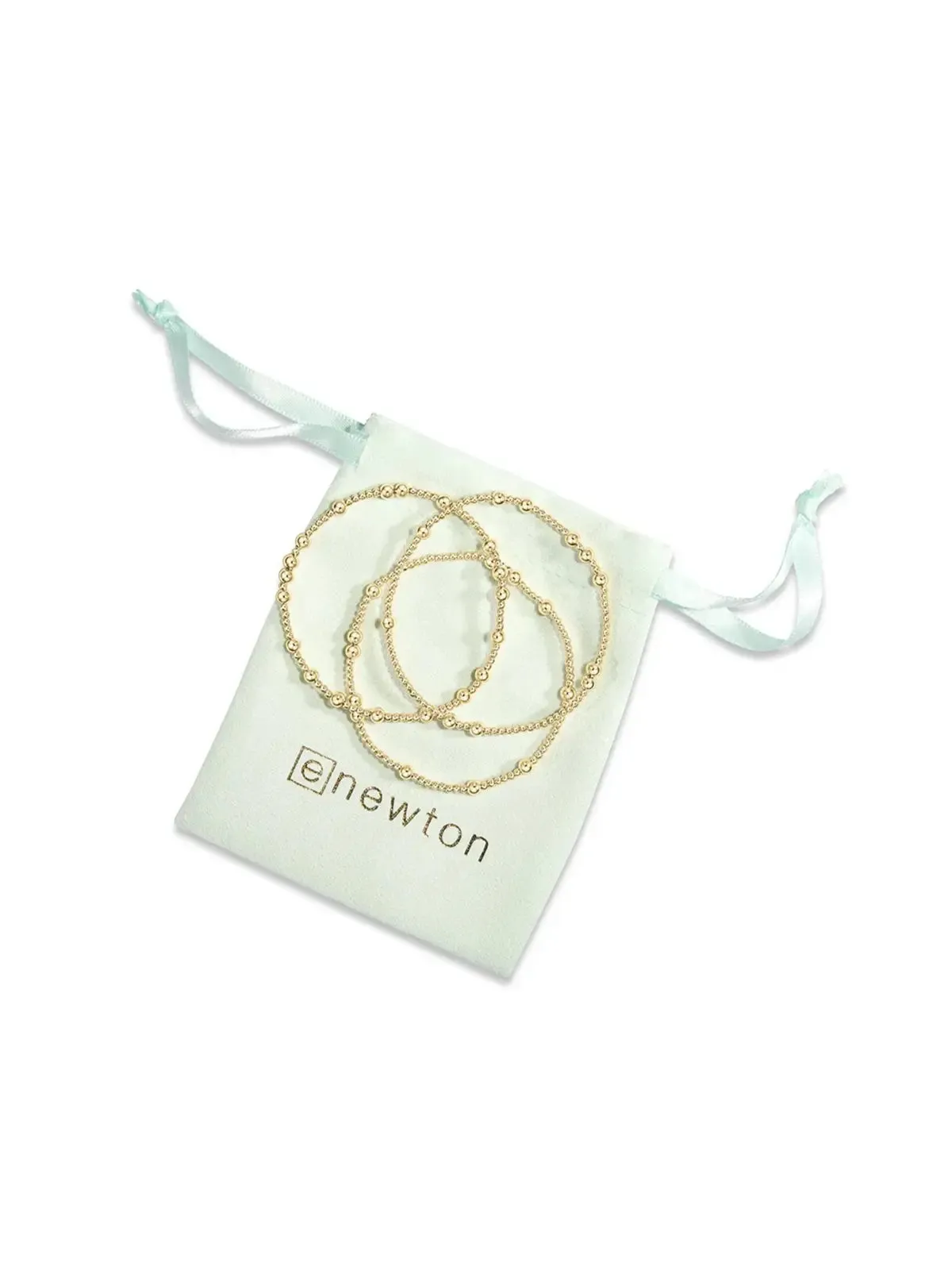 enewton Hope Unwritten Gold Bead Bracelet: 4mm