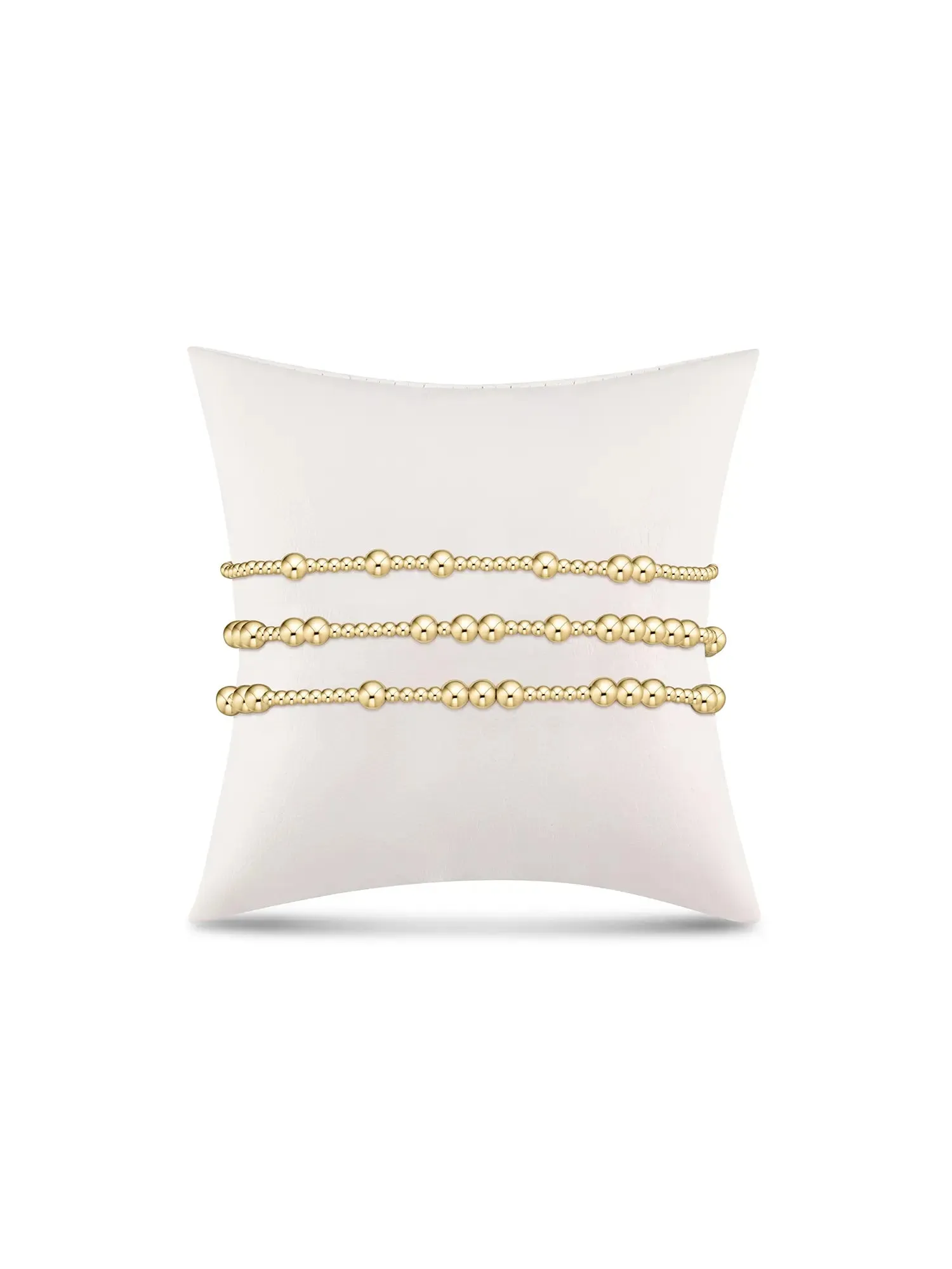 enewton Hope Unwritten Gold Bead Bracelet: 4mm