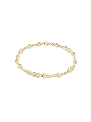 enewton Hope Unwritten Gold Bead Bracelet: 4mm