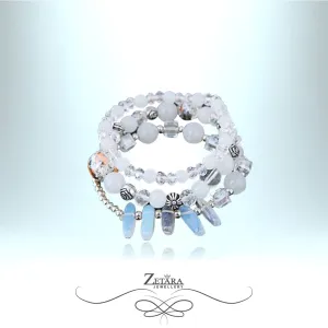 Evelyn Vintage Crystal Bracelet - Moonstone - Birthstone for June