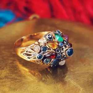 Exotic Vintage Thai Princess Harem Ring