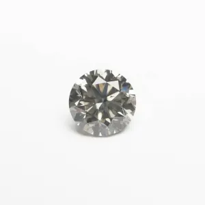 Fancy Grey Brilliant Diamond - 0.73ct Round