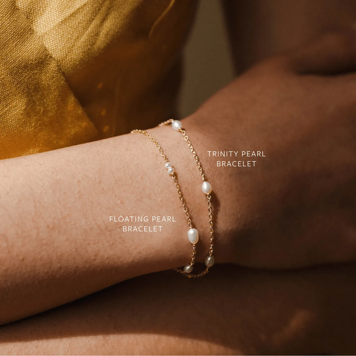 Floating Pearl Bracelet
