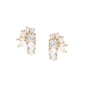 FRAICHE INSPIRE COCKTAIL EARRINGS - GOLD