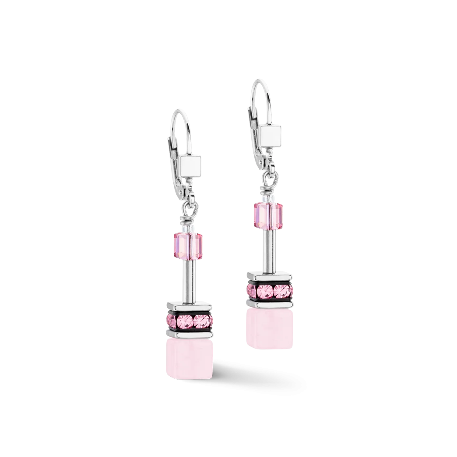 GeoCUBE® Iconic Precious earrings rose